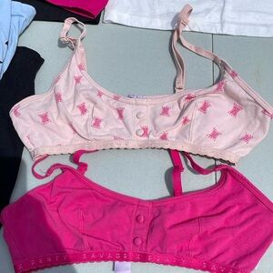 TWO SAVAGE X FENTY Comfy Cotton Bralettes Size SMALL EUC